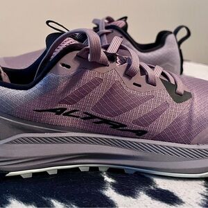 Altra Purple Athletic Shoes with Knit Upper and Cushioned Sole